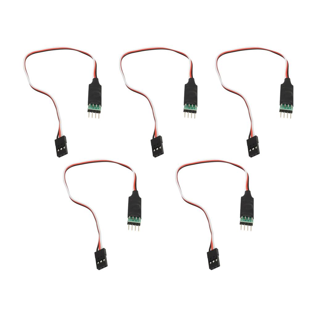 5 Stück RC Auto Blinklicht RC CH3 Steuerschalter Fernbedienungsauto Dritter Kanal Lichtempfänger