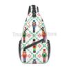 Christmas Nutcrackers Chest Bags Holiday Xmas Crossbody Sling Bag Travel Hiking Backpack Casual Shoulder Daypack for Women Men