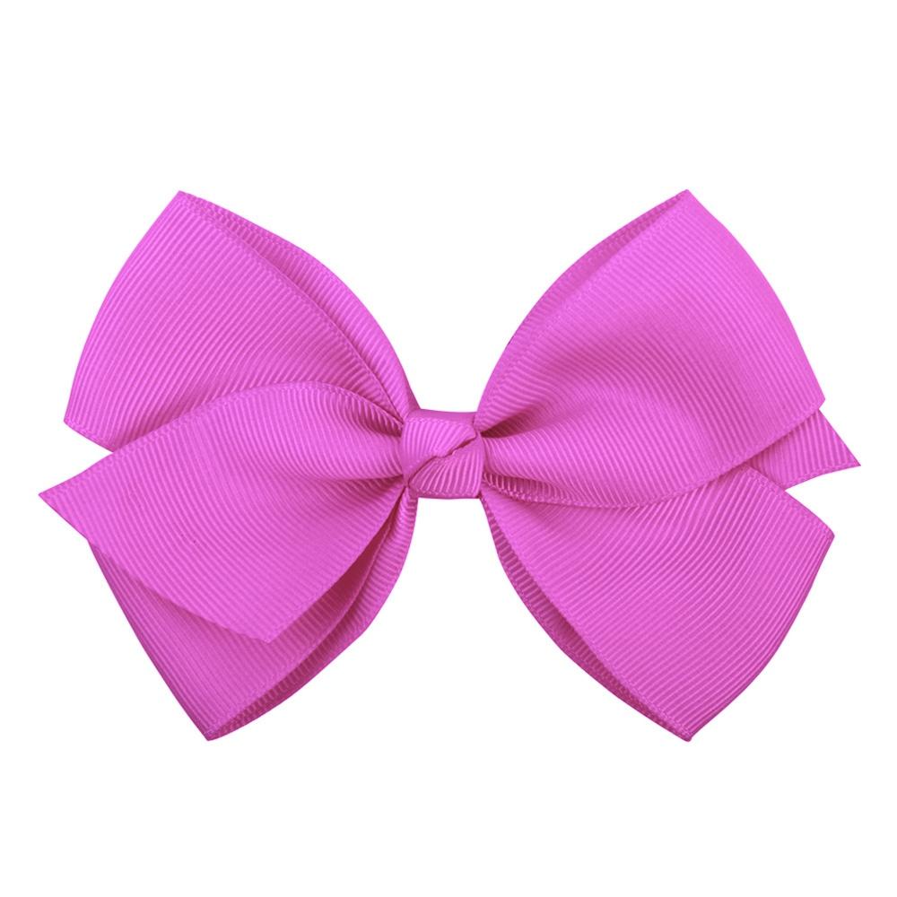 1pcs 4.5 Inches Sweet Candy Color Hair Bows With Clip Kids Girls Boutique Handmade Hair Clip Hairgrips Hair Accessories