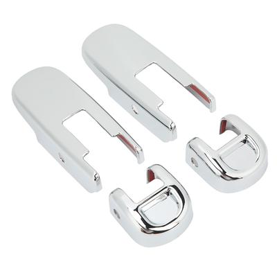 4PCS Hood Release Handle Cover Electroplating Bright Rust Proof Smooth Surface Replacement For Hummer H2 SUT 2003‑2009