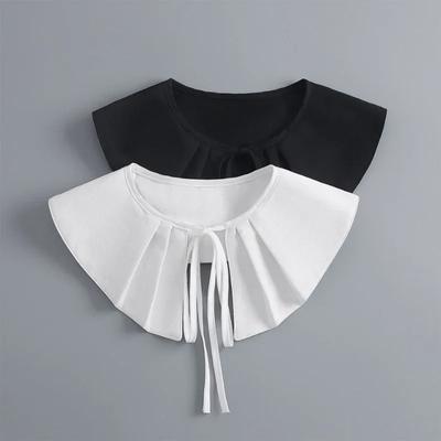 Damen Sommerkleid Falscher Kragen Kleine Stola Bluse Puppenkragen Abnehmbarer Hemdkragen Bluse Oberteil Falsche Kragen für Damen