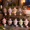 Non-Toxic New Cartoon Cute Cat Head Children Cute Doll Flock Doll Handmade Diy Pendant Keychain Set Gift