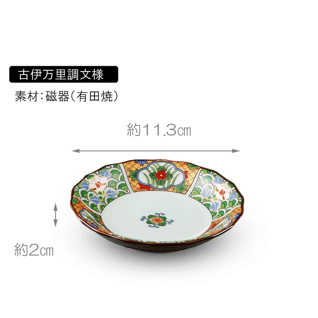 Hogdseirrs CtoC JAPAN Small Plate Stylish Old Imari Picture Change Small Plate Set Japanese Plate X5pcs Set PorcelainSize(cm) 11.3x2No766667