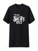 Picture It Sicily 1922 T Shirt Golden Girls Sofia 80's TV Sitcom Vintage Washed Soft Top For Everyday Wear Streetwear Fashion