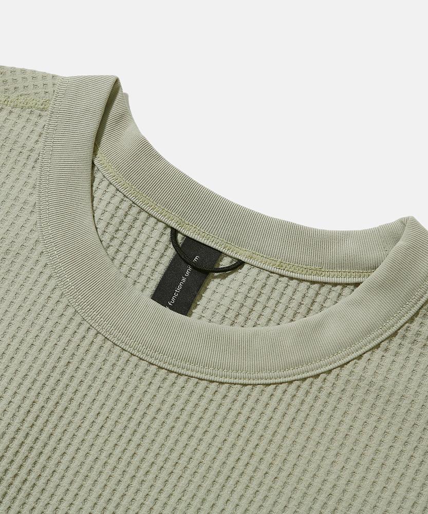MOIF [Aw26] Advanced Waffle L/S Tee / Pistachio