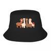 Alpaca T Shirt Bucket Hat Fashion Beach Ball Cap Cap Unisex Hats For Unisex Womens