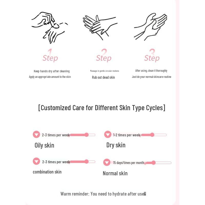 Lanzhuoli Morning Dew Rose Exfoliating Gel