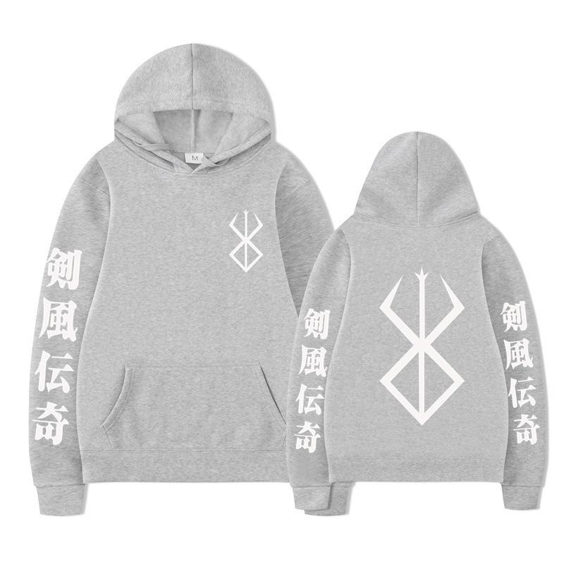 Casual Loose Men'S And Women'S Hooded Sweater, Sun-Filled Sword Wind, Printed Sweater