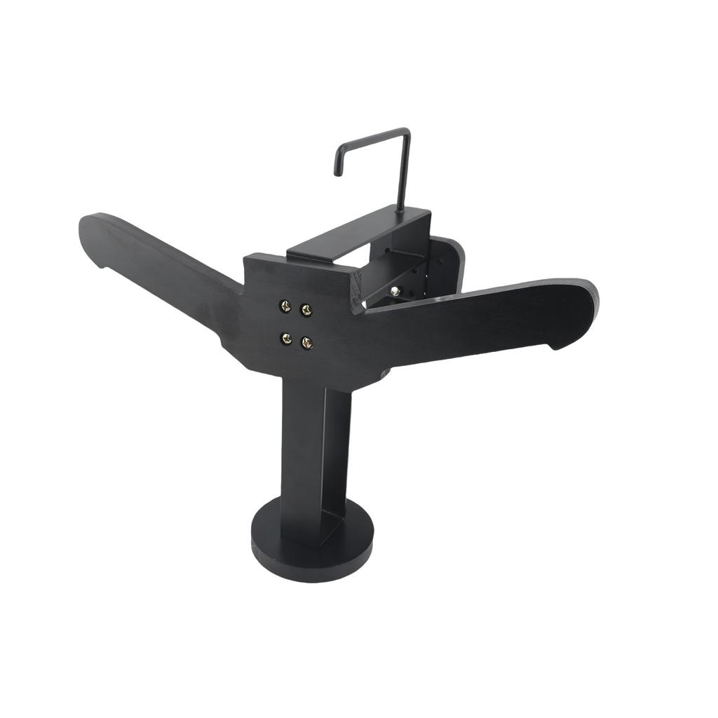 Motorcycle Helmet Holder Wooden Iron Wall Mount Helmet Hanger Storage Rack for Riding Cycling Gear