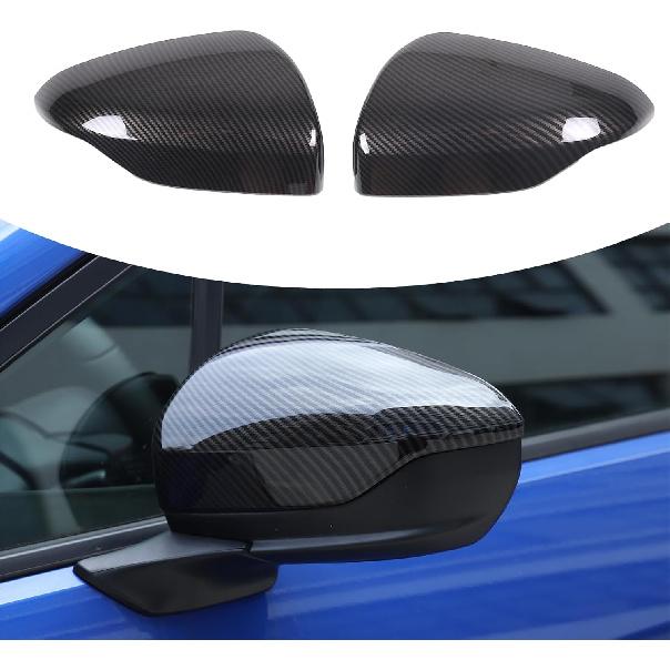 

Daeiclru Side Door Rear View Mirror Cover Trim Compatible with Subaru WRX 2022 2023 2024 2025, Left and Right Exterior Rear View Side Door Mirror Carbon Fiber Pattern