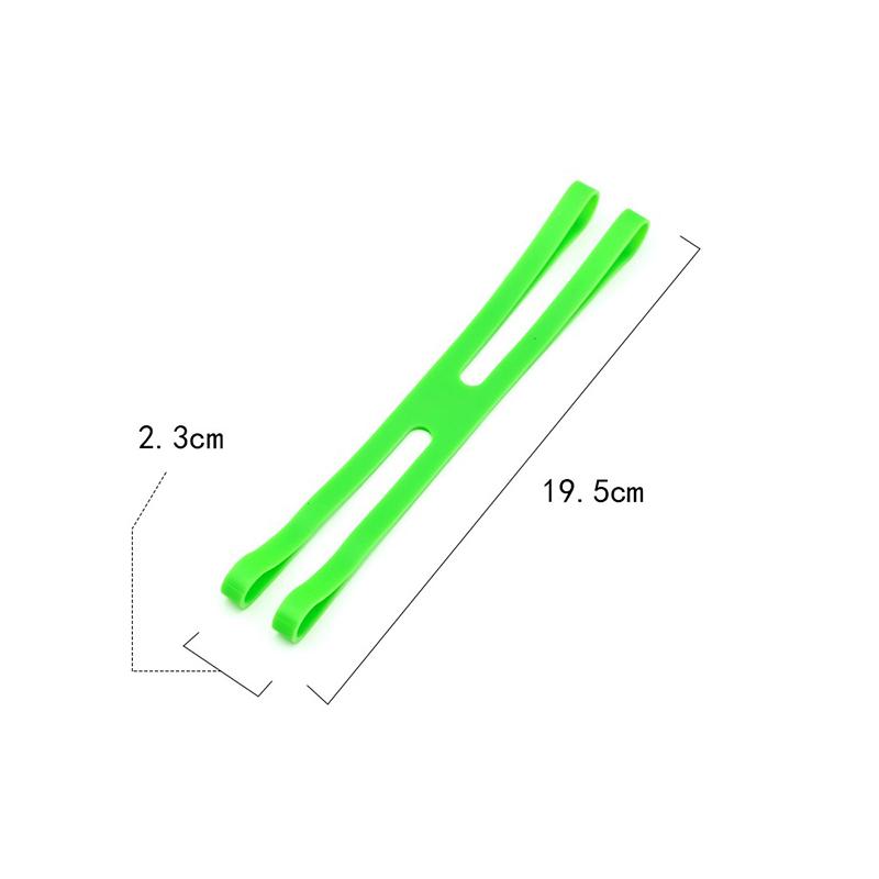 Outdoor Camping Tableware Storage H-Shaped Silicone High Elasticity Elastic Rubber Wrapping Bands Versatile For Outdoor Gear