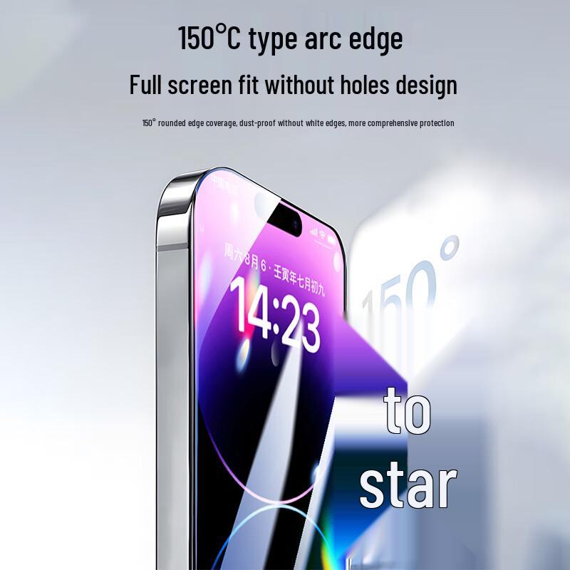 Rehua iPhone Tempered Glass Screen Protector with Auto-Alignment Applicator