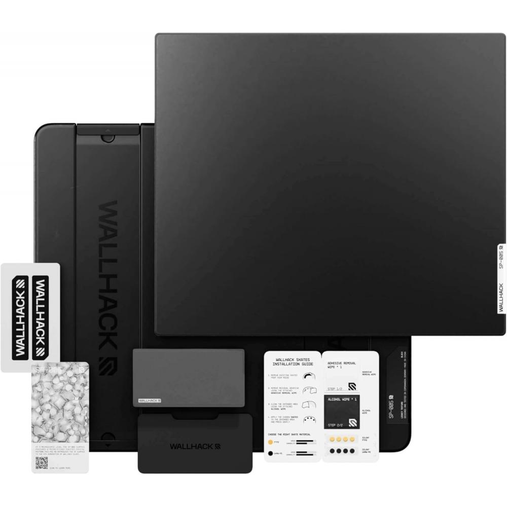 Wallhack Черное Стекло Коврик для Мыши Большого Размера Игровой Контроль Скорости Баланс Sp 005