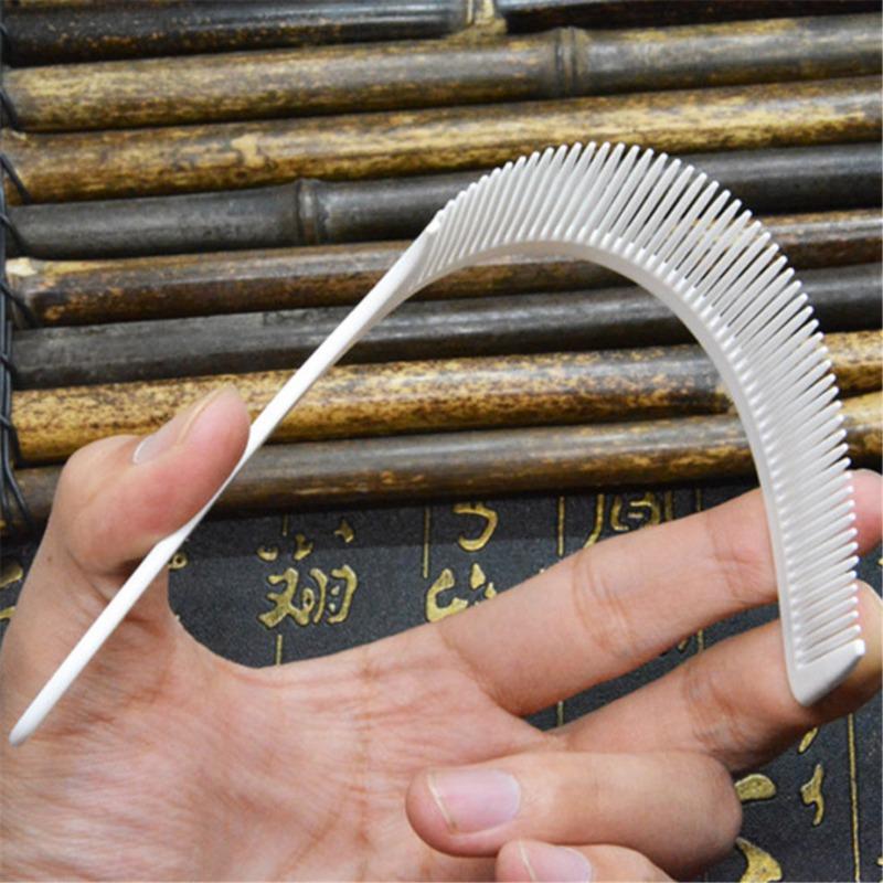Professioneller Haarschneidekamm Antistatischer Flachkopfschneidekamm Feinzahn Haarschnittbürste Salonwerkzeuge Friseur Haaraccessoires