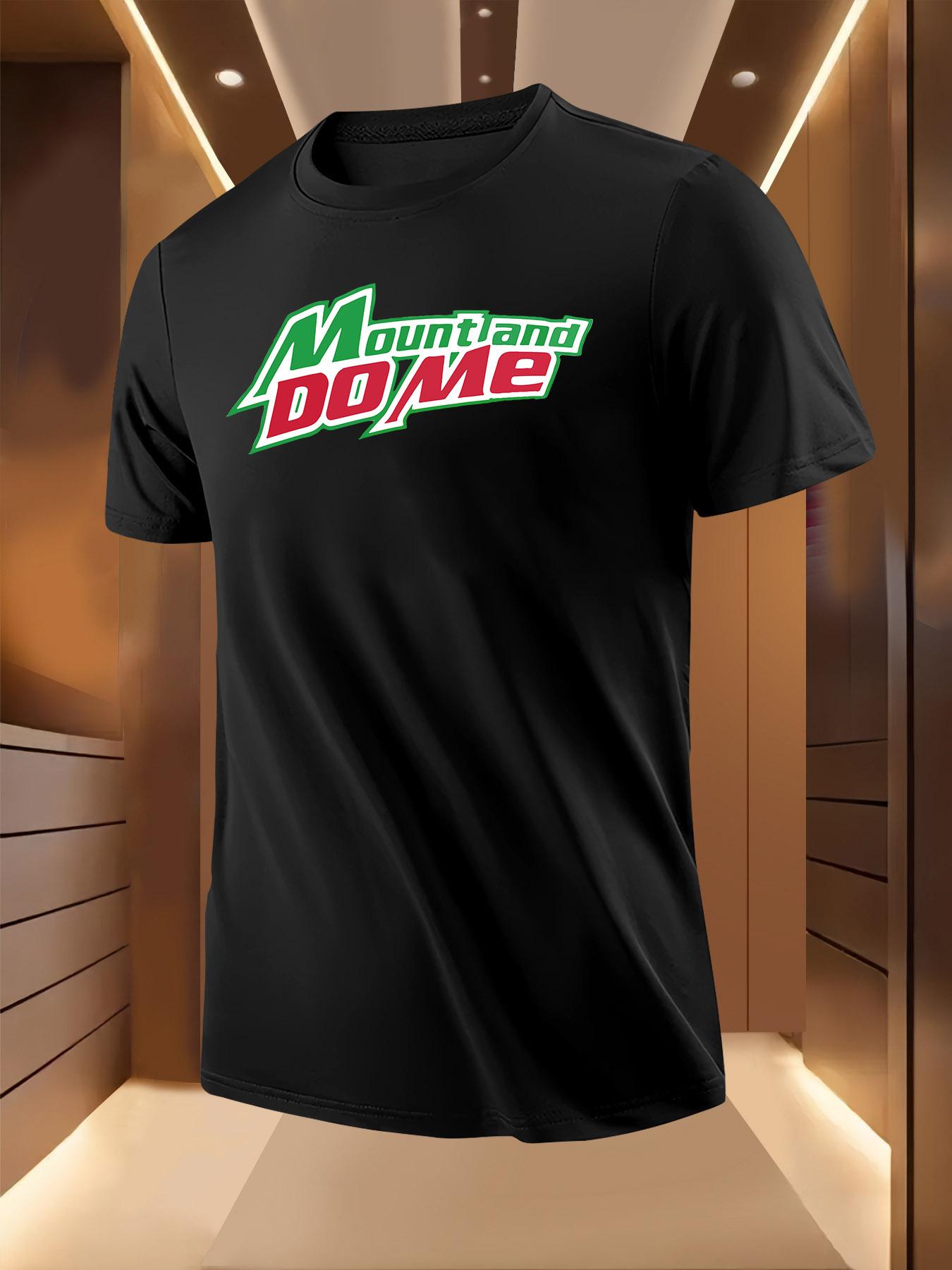 Mountain Dome Graphic Tshirt - Casual Summer Short Sleeve XL