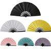 10Inch Performance Fan Ultralight Portable Decorative Handheld Fan For Women Folding Shiny Hand Rave Fan Ideal Cosplay