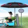A1R 2025 Double Layer Fishing Umbrella: Large, Black Glue, Sun Protection, Windproof, Rainproof, Folding Design