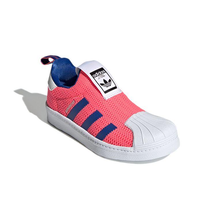 Adidas Originals Superstar 360 Breathable Low-Top Sneakers Kids Sneakers Pink White Blue FX4911