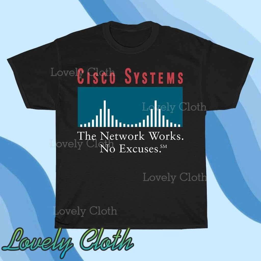 

Cisco Systems Logo TEE T-Shirt Funny American Size S to 5XL T-Shirt XL