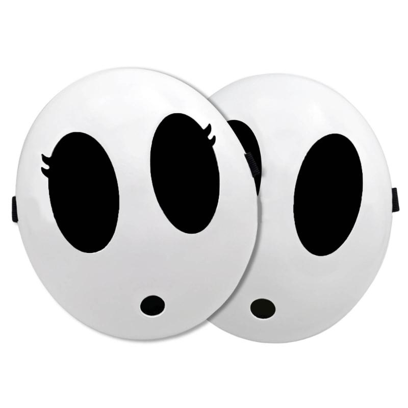 Zabawna maska Shy Guy na Halloween, maska do cosplayu, pełnotwarzowy dodatek do kostiumu, do odgrywania ról, na imprezę Halloweenową, wykwintnie wykonana