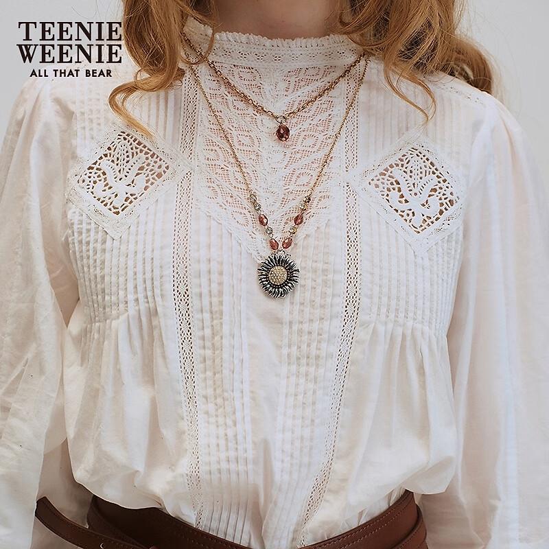 Teenie Weenie Women's French Lace Blouse