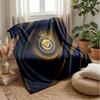 Manta de Franela Estampada de Cristiano Ronaldo Agradable al Tacto Cálida Manta Decorativa para Sofá Cama Interior Uso Diario