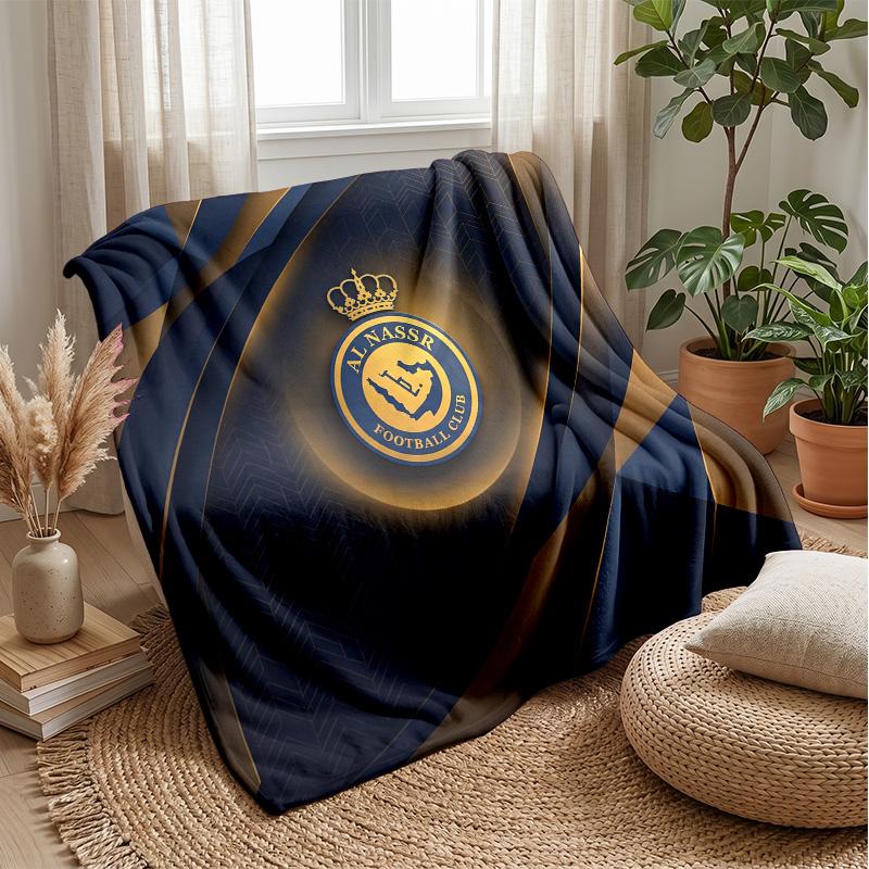 Manta de Franela Estampada de Cristiano Ronaldo Agradable al Tacto Cálida Manta Decorativa para Sofá Cama Interior Uso Diario