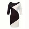 BITCED Fashion Summer Spring O-Neck 1/2 Sleeves Casual Dresses