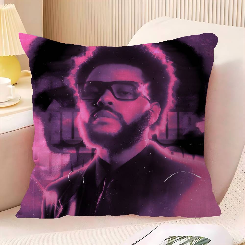 Classic Singer The WWeeknd Maple Design Cushion Cover Happy Autumn Harvest Decor Holiday Decorati Pillow Cover