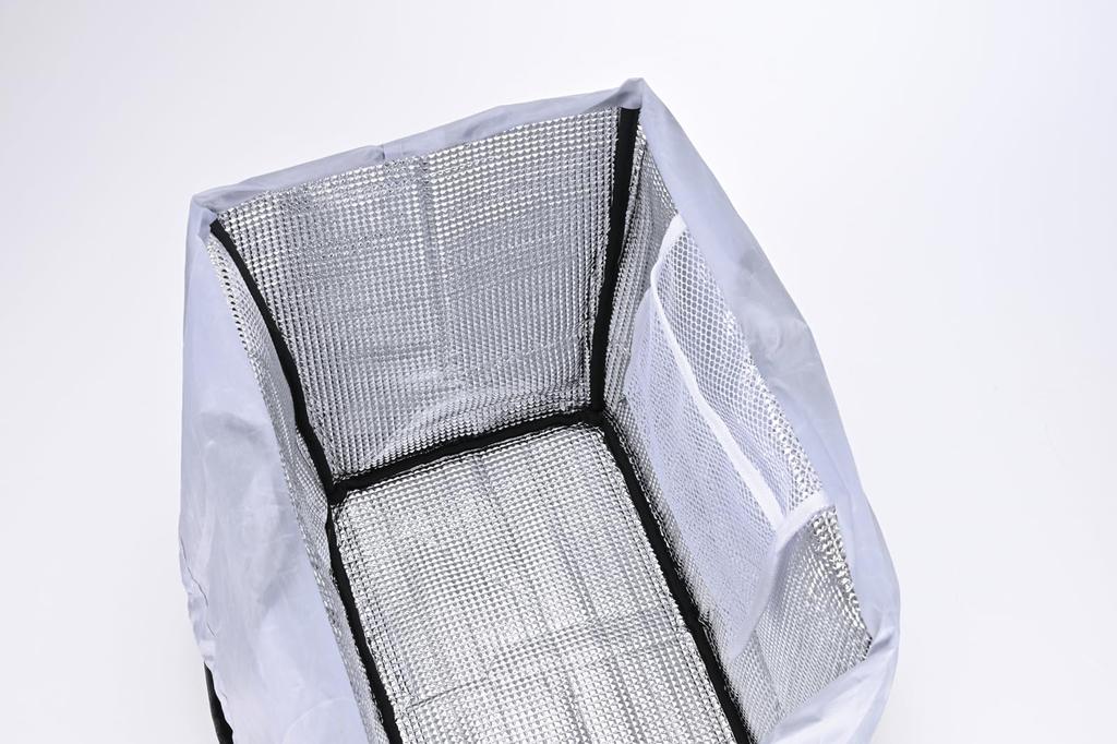 KMB-001: An insulated shopping basket bag that can be easily carried over the shoulder