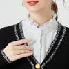 Spitze Blusen Kragen Abnehmbarer Pullover Falscher Kragen Damen Anzug Dekorkragen