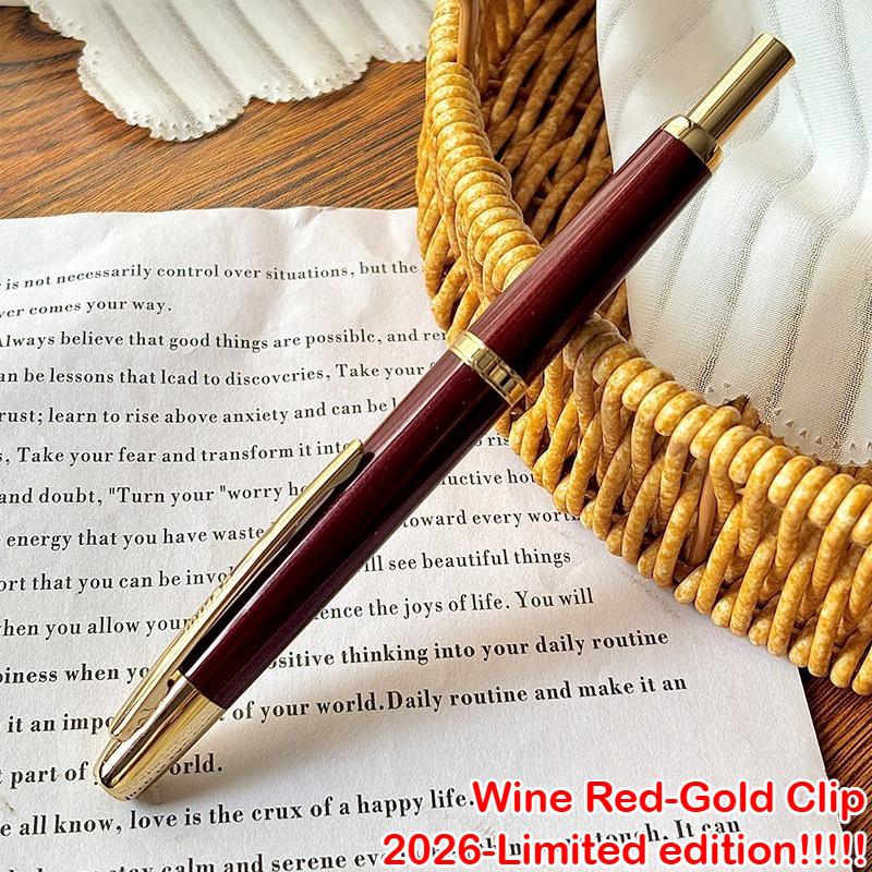 Burgund Limited Edition!!! JINHAO 20 Druck-Füllfederhalter Einziehbar Tinte-Konverter Schreibwaren Schulbedarf PK 10 A1