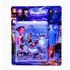 New KPOP Devil Hunter Girl Notebook Cartoon Stationery Set, Includes Notebook and Pen, Student Stationery Gift