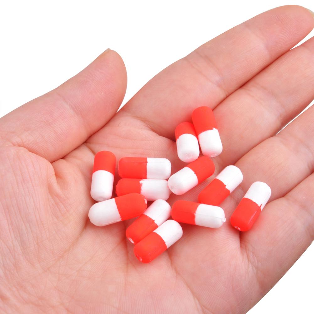 10Pcs Foam Fishing Float Fly Fishing Buoys Pompano Rig Floats Bobbers For Trout Catfish Walleye Fishing Tackle Accessories