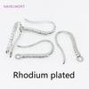Multi Sizes 14K Gold Plated U Shape Earring Hooks Fittings Inlaid Zircon Ear Wire Hooks For DIY Jewelry Making Accessories Craft