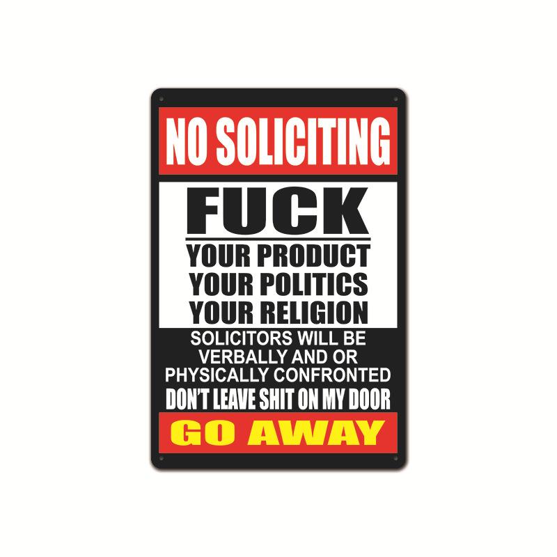 Vintage Tin Art of Courtyard Dog: Garden No - Entry Warning Sign for Home Decoration