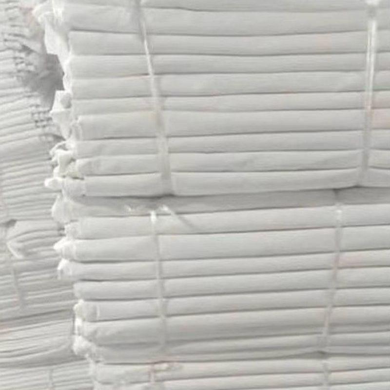 Pure White Satin Stripe Hotel Bedding: Solid Color Single Sheets