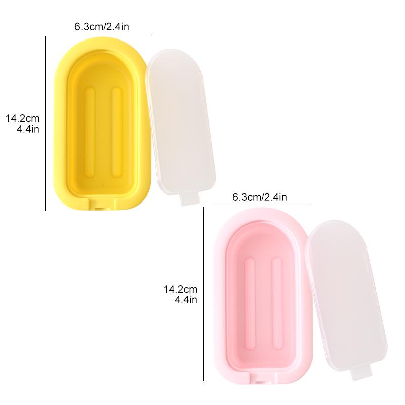 FAIS DU Reusable Silicone Ice Cream Mold Stackable Popsicle Molds DIY Dessert Ice Cream Mold with Stick Multicolour Silicone