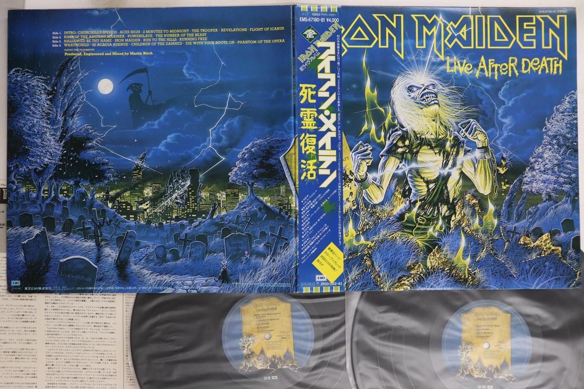 

Виниловая пластинка IRON MAIDEN - Live After Death EMS671801 EMI 1985 Япония Оби Металл Б/У