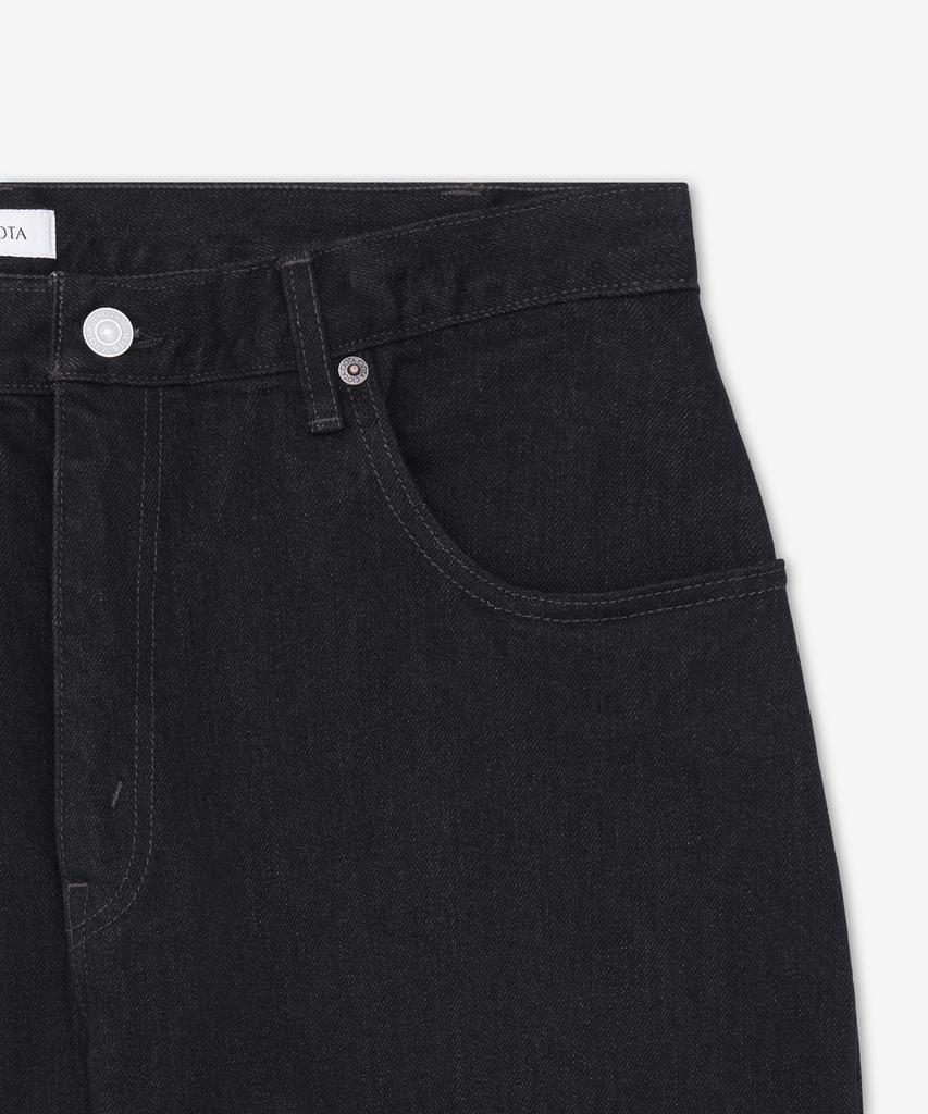 Siota Baggy 5-Pocket Denim Pants - Black / Ptlm25Bgbkw