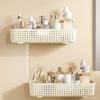Space Saving Waterproof Wall Shelf for Bathroom Kitchen Easy Installation Multiple Layer Cosmetic Organizers