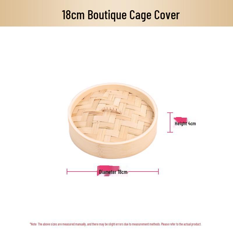 Mini Bamboo Xiao Long Bao Steamer with Steaming Grid for Dumplings