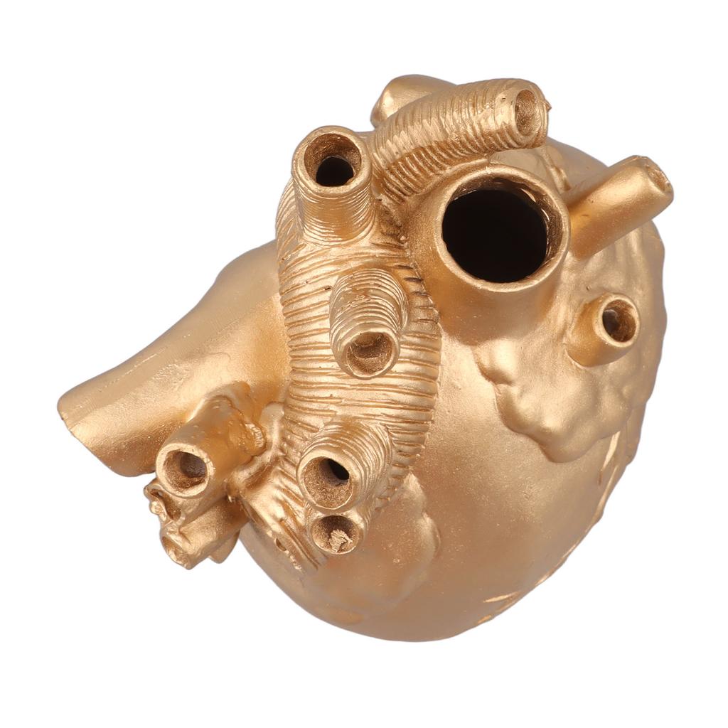 Kreatywne Anatomiczne Wazony w Kształcie Serca Rzeźba z Żywicy Wazony na Kwiaty w Kształcie Serca na Biurko Dom