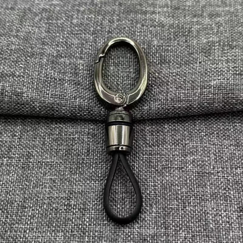 1Pcs Business Anti-Lost Keyring Car Key Chain Pendant Metal Simple Keychain Men'S Waist Hanging Buckle Ring Hangings Decoration