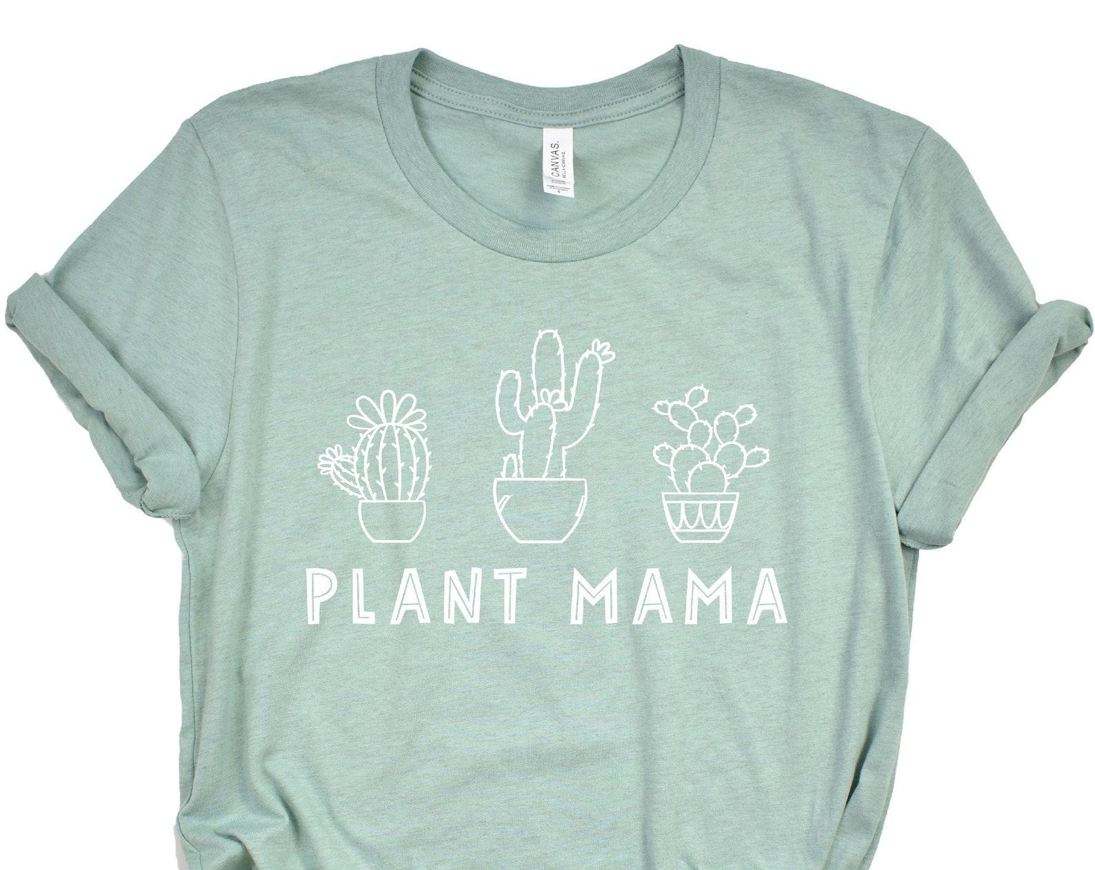 Plant Mama Tshirt, Plant Mom Shirt, Crazy Plant Lady Shirt, Plant Shirt, Plant Lovers Gift, Gift for Her, Gardening Shirt Gardener shirt S