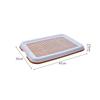 Dog Toilet Anti Slip Removable Mesh Potty Training Tray Puppy Pee Pad Holder for Small Dog Cat Pet Cleaning Supplies 47x35x3.5cm