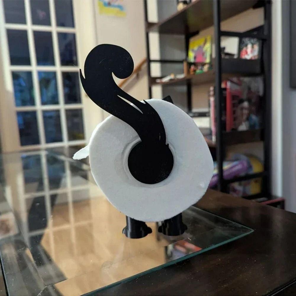 Cute Roll Holder Cat Toilet Paper Stand 3D Printed Cat Toilet Paper Holder  Tissue