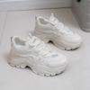 CRLAYDK 2024 New Women's Chunky Sneakers Lace Up Platform Mesh Walking Shoes Fashion Casual Wedge Sport Dad Running Tennis