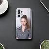 Retro Chic Vibe Natalia Dyer Phone Case For Samsung S25,S24,S21,S22,S23,S30,Ultra,S20,Plus,Fe,Lite,Note,10,Black Cover