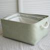 Foldable Storage Box Fabric Canvas Toys Cosmetic Holder Basket Desk Organiser
